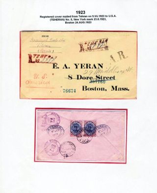 IRAN: LUFTPOSTMARKEN UND UMSCHLÄGE – Blatt 7