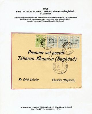 IRAN: LUFTPOSTMARKEN UND UMSCHLÄGE – Blatt 14