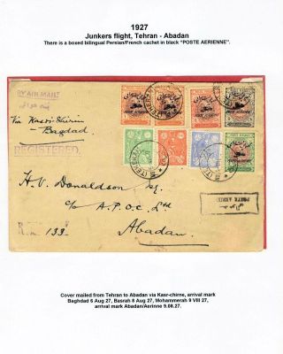 IRAN: LUFTPOSTMARKEN UND UMSCHLÄGE – Blatt 27