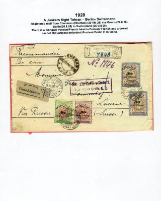 IRAN: LUFTPOSTMARKEN UND UMSCHLÄGE – Blatt 31