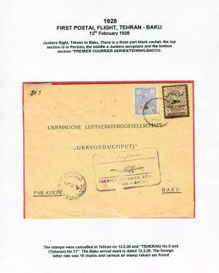 IRAN: LUFTPOSTMARKEN UND UMSCHLÄGE – Blatt 32