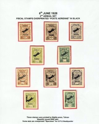 IRAN AIRMAIL STAMPS AND COVERS – sheet 34