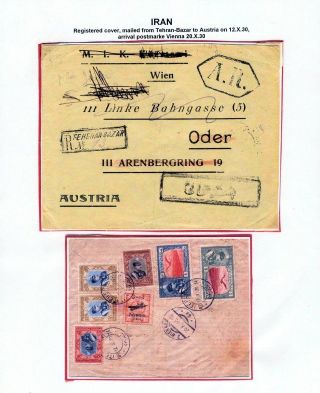 IRAN AIRMAIL STAMPS AND COVERS – sheet 64