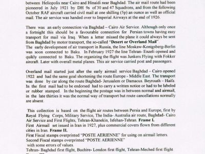 IRAN AIRMAIL STAMPS AND COVERS