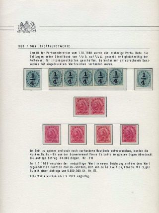 BRITISH INDIA - EMPIRE ERA OF QUEEN VICTORIA - COMMON ISSUES 1882-1901 – sheet 28