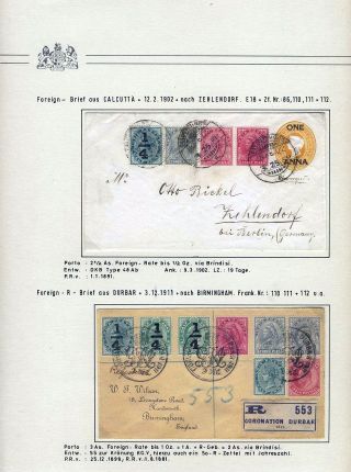 BRITISH INDIA - EMPIRE ERA OF QUEEN VICTORIA - COMMON ISSUES 1882-1901 – sheet 43