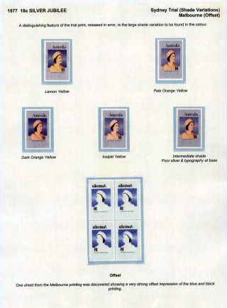AUSTRALIA POST - 21 YEARS OF TRIAL & ERROR – sheet 18