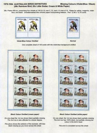 AUSTRALIA POST - 21 YEARS OF TRIAL & ERROR – sheet 34
