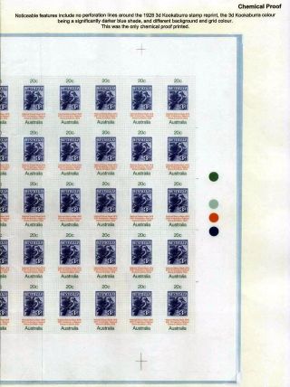 AUSTRALIA POST - 21 YEARS OF TRIAL & ERROR – sheet 36