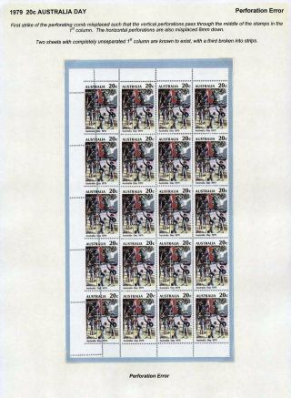 AUSTRALIA POST - 21 YEARS OF TRIAL & ERROR – sheet 46