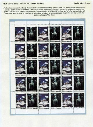 AUSTRALIA POST - 21 YEARS OF TRIAL & ERROR – sheet 50