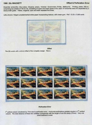 AUSTRALIA POST - 21 YEARS OF TRIAL & ERROR – sheet 56