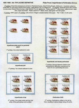 AUSTRALIA POST - 21 YEARS OF TRIAL & ERROR – sheet 59