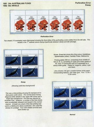 AUSTRALIA POST - 21 YEARS OF TRIAL & ERROR – sheet 62