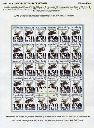 AUSTRALIA POST - 21 YEARS OF TRIAL & ERROR – sheet 68