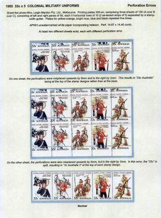 AUSTRALIA POST - 21 YEARS OF TRIAL & ERROR – sheet 70