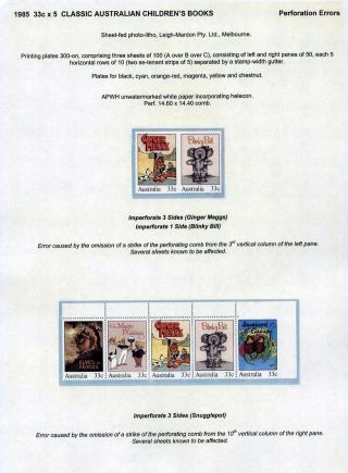 AUSTRALIA POST - 21 YEARS OF TRIAL & ERROR – sheet 71