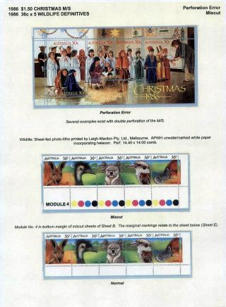 AUSTRALIA POST - 21 YEARS OF TRIAL & ERROR – sheet 75