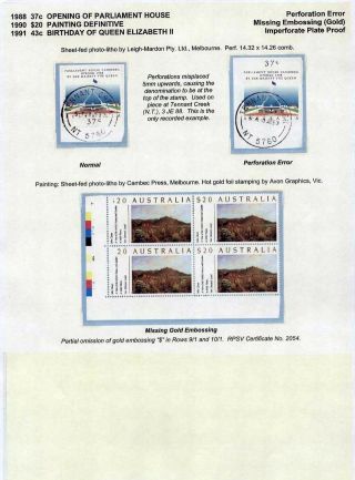 AUSTRALIA POST - 21 YEARS OF TRIAL & ERROR – sheet 80
