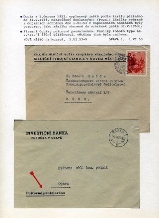 CZECHOSLOVAK MONETARY REFORM 1953 – sheet 4