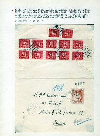 CZECHOSLOVAK MONETARY REFORM 1953 – sheet 8