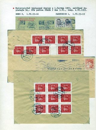 CZECHOSLOVAK MONETARY REFORM 1953 – sheet 9