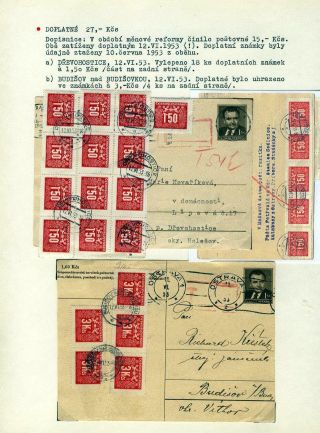 CZECHOSLOVAK MONETARY REFORM 1953 – sheet 12