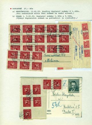 CZECHOSLOVAK MONETARY REFORM 1953 – sheet 13