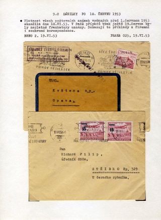 ČESKOSLOVENSKÁ MĚNOVÁ REFORMA 1953 – list 109
