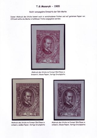 CZECHOSLOVAKIA 1920-1923, TYPOGRAPHY STAMPS ISSUES – sheet 3