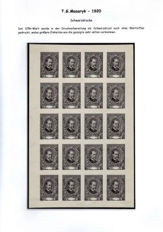ČESKOSLOVENSKO 1920-1923, KNIHTISKOVÁ VYDÁNÍ – list 18