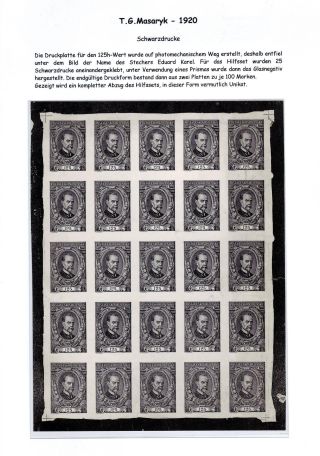 ČESKOSLOVENSKO 1920-1923, KNIHTISKOVÁ VYDÁNÍ – list 19