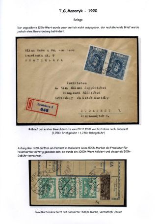 ČESKOSLOVENSKO 1920-1923, KNIHTISKOVÁ VYDÁNÍ – list 27