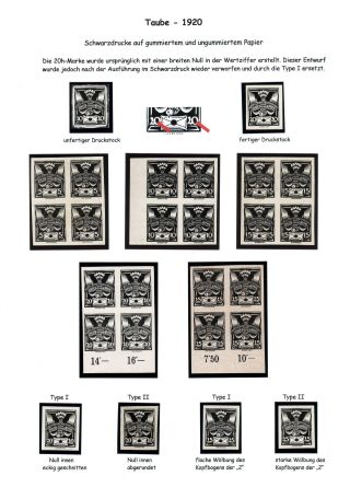 CZECHOSLOVAKIA 1920-1923, TYPOGRAPHY STAMPS ISSUES – sheet 34