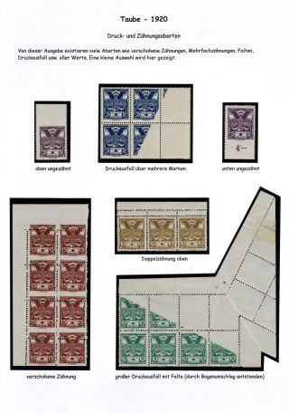 CZECHOSLOVAKIA 1920-1923, TYPOGRAPHY STAMPS ISSUES – sheet 48