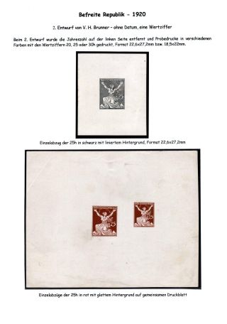 CZECHOSLOVAKIA 1920-1923, TYPOGRAPHY STAMPS ISSUES – sheet 52