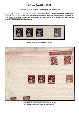CZECHOSLOVAKIA 1920-1923, TYPOGRAPHY STAMPS ISSUES – sheet 58