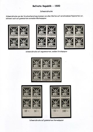 CZECHOSLOVAKIA 1920-1923, TYPOGRAPHY STAMPS ISSUES – sheet 65