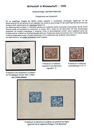 CZECHOSLOVAKIA 1920-1923, TYPOGRAPHY STAMPS ISSUES – sheet 104