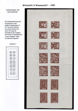 CZECHOSLOVAKIA 1920-1923, TYPOGRAPHY STAMPS ISSUES – sheet 106