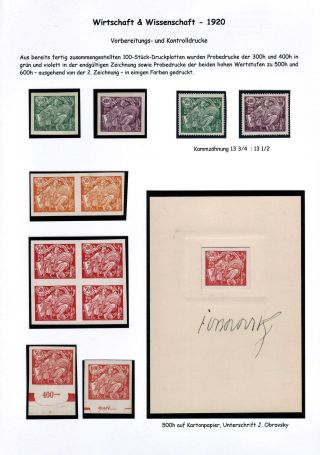 CZECHOSLOVAKIA 1920-1923, TYPOGRAPHY STAMPS ISSUES – sheet 110