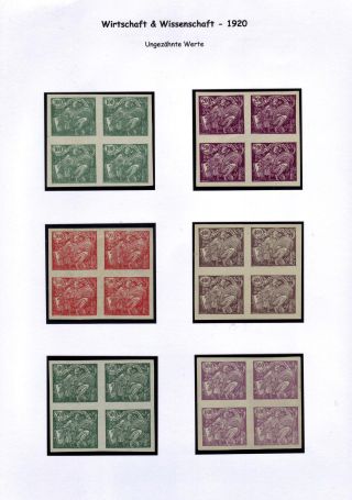CZECHOSLOVAKIA 1920-1923, TYPOGRAPHY STAMPS ISSUES – sheet 115