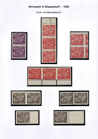 CZECHOSLOVAKIA 1920-1923, TYPOGRAPHY STAMPS ISSUES – sheet 116