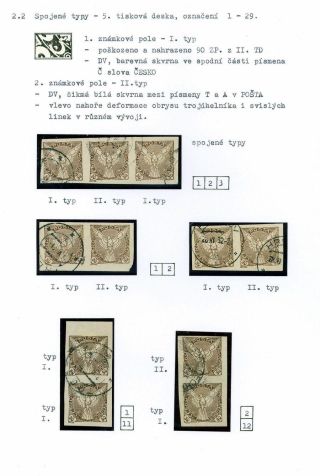 CZECHOSLOVAKIA - NEWSPAPER STAMPS 1918-1920 – sheet 10
