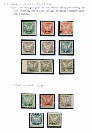 CZECHOSLOVAKIA - NEWSPAPER STAMPS 1918-1920 – sheet 12
