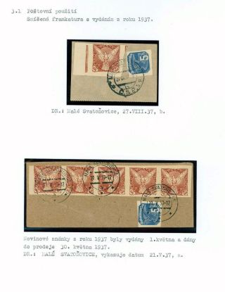 CZECHOSLOVAKIA - NEWSPAPER STAMPS 1918-1920 – sheet 14