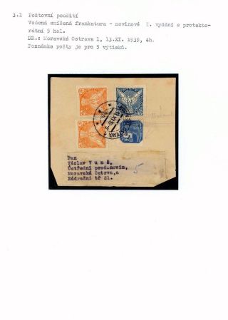 CZECHOSLOVAKIA - NEWSPAPER STAMPS 1918-1920 – sheet 16