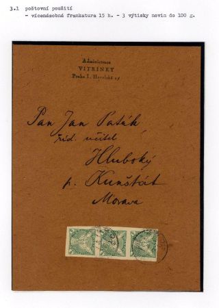 ČSR I - NOVINOVÉ 1918-1920 – list 21