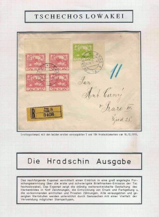 ČESKOSLOVENSKO - VYDÁNÍ HRADČANY – list 1