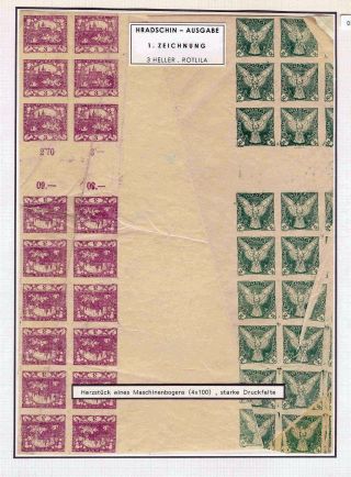 ČESKOSLOVENSKO - VYDÁNÍ HRADČANY – list 9